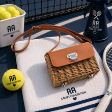 Load image into Gallery viewer, The Court Rafia Bag
